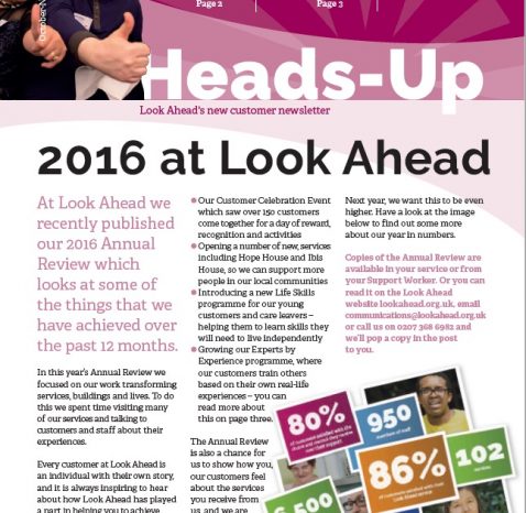 Heads-up October-November 2016